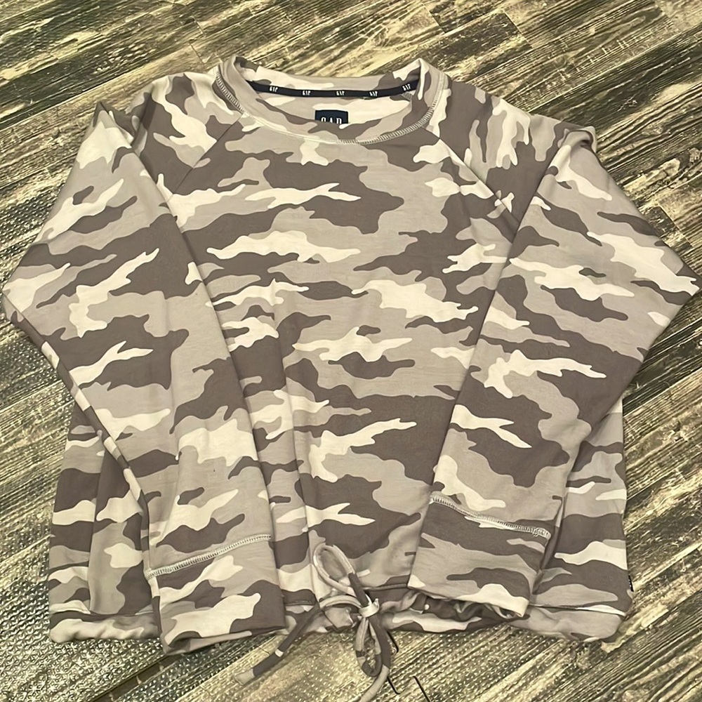 GAP drawstring waist sweatshirt